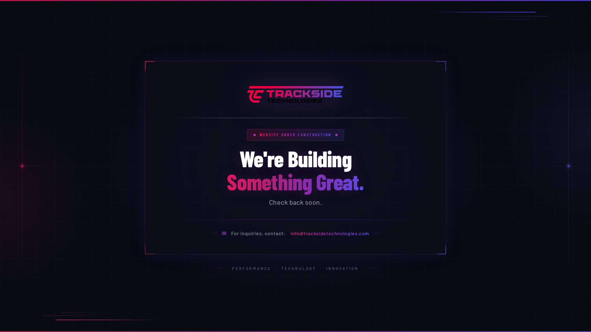 Website Under Construction